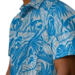 Detroit Lions Hawaiian Shirt – Monstera Layer