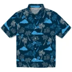 Detroit Lions Hawaiian Shirt – Palm And Clouds