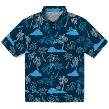 detroit lions palm and clouds blue hawaiian shirts best selling
