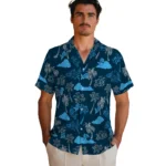 Detroit Lions Hawaiian Shirt – Palm And Clouds
