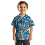 Detroit Lions Hawaiian Shirt – Palm Leaves