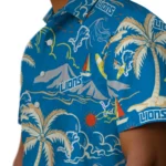 Detroit Lions Hawaiian Shirt – Palm Tree Island