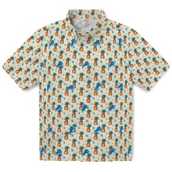detroit lions pineapple delight beige hawaiian shirts best selling
