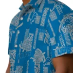 Detroit Lions Hawaiian Shirt – Turtle Lines