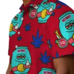 Detroit Pistons Hawaiian Shirt – Chill Vibe