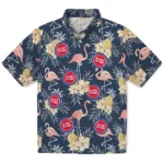 Detroit Pistons Hawaiian Shirt – Flamingo Hibiscus