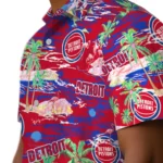 Detroit Pistons Hawaiian Shirt – Hawaii Island