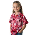 Detroit Pistons Hawaiian Shirt – Hibiscus Arrangement