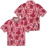 Detroit Pistons Hawaiian Shirt – Hibiscus Blooms