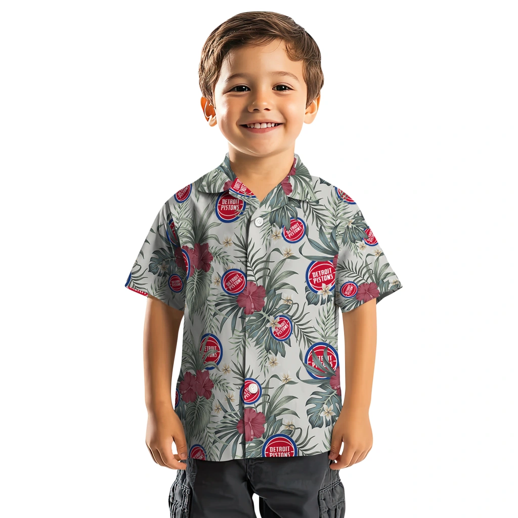 Detroit Pistons Hawaiian Shirt - Hibiscus Designs detroit pistons hibiscus designs beige hawaiian shirts top rated