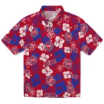 Detroit Pistons Hawaiian Shirt – Hibiscus Flower Design