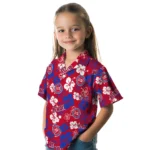 Detroit Pistons Hawaiian Shirt – Hibiscus Flower Design
