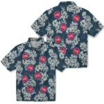 Detroit Pistons Hawaiian Shirt – Hibiscus Flowers