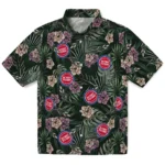 Detroit Pistons Hawaiian Shirt – Hibiscus Leaves Pattern