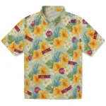 Detroit Pistons Hawaiian Shirt – Hibiscus Mood
