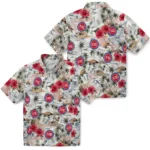 Detroit Pistons Hawaiian Shirt – Hibiscus Seaside