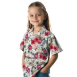 Detroit Pistons Hawaiian Shirt – Hibiscus Seaside