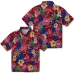 Detroit Pistons Hawaiian Shirt – Hibiscus Tiki Jungle