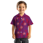 Detroit Pistons Hawaiian Shirt – Leaf Outline
