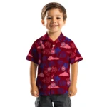 Detroit Pistons Hawaiian Shirt – Palm And Clouds