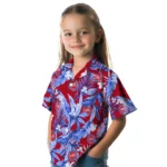 Detroit Pistons Hawaiian Shirt – Palm Leaves