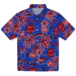 Detroit Pistons Hawaiian Shirt – Palm Sunset