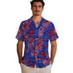 Detroit Pistons Hawaiian Shirt – Palm Sunset