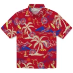 Detroit Pistons Hawaiian Shirt – Palm Tree Island