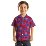 Detroit Pistons Hawaiian Shirt – Palm Tree Motif