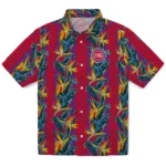 Detroit Pistons Hawaiian Shirt – Paradise Vines