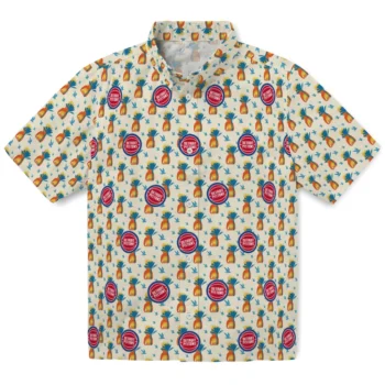 detroit pistons pineapple delight beige hawaiian shirts best selling