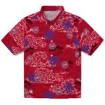 Detroit Pistons Hawaiian Shirt – Wave Palm