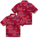 Detroit Pistons Hawaiian Shirt – Wave Palm