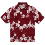 Detroit Red Wings Hawaiian Shirt – 50th State Flower