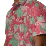 Detroit Red Wings Hawaiian Shirt – Anthurium Overlay
