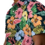 Detroit Red Wings Hawaiian Shirt – Brilliant Hibiscus Garden