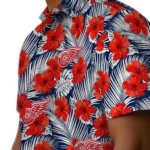 Detroit Red Wings Hawaiian Shirt – Hibiscus Fiesta