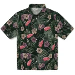Detroit Red Wings Hawaiian Shirt – Hibiscus Leaves Pattern