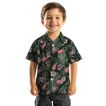 Detroit Red Wings Hawaiian Shirt – Hibiscus Leaves Pattern
