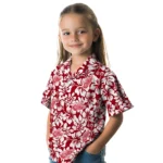 Detroit Red Wings Hawaiian Shirt – Hibiscus Motif