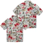 Detroit Red Wings Hawaiian Shirt – Hibiscus Seaside