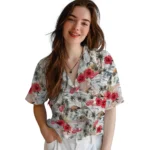 Detroit Red Wings Hawaiian Shirt – Hibiscus Seaside