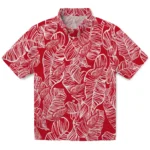 Detroit Red Wings Hawaiian Shirt – Leaf Outline