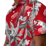 Detroit Red Wings Hawaiian Shirt – Palm Leaves