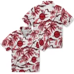 Detroit Red Wings Hawaiian Shirt – Palm Sunset