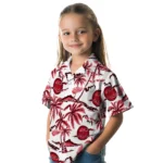 Detroit Red Wings Hawaiian Shirt – Palm Sunset