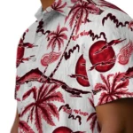 Detroit Red Wings Hawaiian Shirt – Palm Sunset