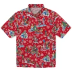 Detroit Red Wings Hawaiian Shirt – Simpsons Christmas