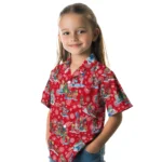 Detroit Red Wings Hawaiian Shirt – Simpsons Christmas