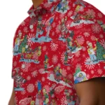 Detroit Red Wings Hawaiian Shirt – Simpsons Christmas